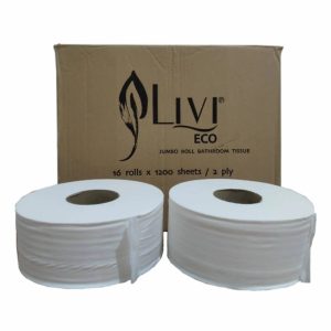 TISSUE LIVI ECO TOILET 1200’S ( ROLL JUMBO)